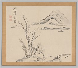 Double Album of Landscape Studies after Ikeno Taiga, Volume 2 (leaf 11), 18th century. Aoki Shukuya