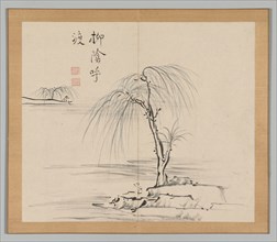 Double Album of Landscape Studies after Ikeno Taiga, Volume 2 (leaf 18), 18th century. Aoki Shukuya