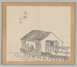 Double Album of Landscape Studies after Ikeno Taiga, Volume 2 (leaf 29), 18th century. Aoki Shukuya