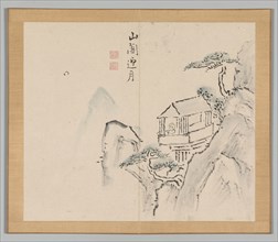 Double Album of Landscape Studies after Ikeno Taiga, Volume 2 (leaf 31), 18th century. Aoki Shukuya