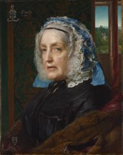 Portrait of Susanna Rose, 1862. Frederick Sandys (British, 1829-1904). Oil on wood; framed: 54 x 47