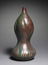 Vase, c. 1890. Pierre Adrien Dalpayrat (French, 1844-1910). Stoneware; overall: 33.9 x 16.4 cm (13
