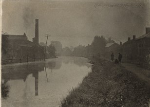 Along the Old Canal, 1896. Clarence H. White (American, 1871-1925). Platinum print; image: 15.3 x
