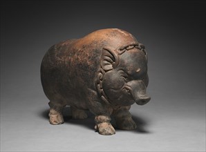 Piggy Bank, 14th-15th Century. Java, Majapahit Dynasty. Terracotta; overall: 24.2 cm (9 1/2 in.).