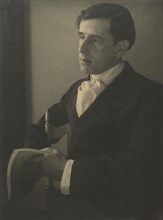 Portrait of Clarence H. White (1871-1925), c. 1898. Ema Spencer (American, 1857-1941). Platinum