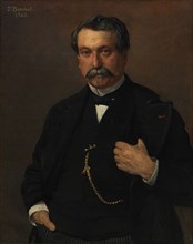 Portrait of a Man, 1868. Léon Bonnat (French, 1833-1922). Oil on fabric; unframed: 80.1 x 65.3 cm