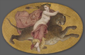 Bacchante on a Panther, 1855. William Adolphe Bouguereau (French, 1825-1905). Oil on fabric;