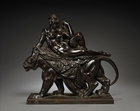 Ariadne on a Panther, 1873. Jean-Baptiste Clésinger (French, 1814-1883). Bronze; overall: 41.2 x 45