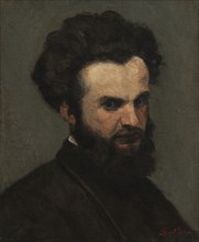 Self-Portrait, c.1872-1874. Armand Guillaumin (French, 1841-1927). Oil on fabric; unframed: 45.4 x
