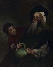Lazarillo de Tormes and His Blind Master, before 1880. Théodule Ribot (French, 1823-1891). Oil on