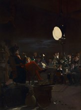 A Night Class, c. 1881. Jehan-Georges Vibert (French, 1840-1902). Oil on wood panel; framed: 97.2 x