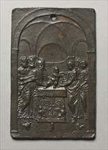 Presentation in the Temple, c. 1505. Moderno (Italian, 1467-1528). Bronze; overall: 9.9 x 6.4 cm (3