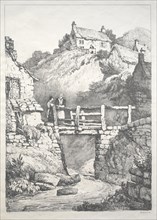 A Series of Ancient Buildings and Rural Cottages in the North of England:  Runswick, 1821. Samuel