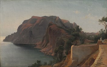 Capri, c. 1845. Jean Achille Benouville (French, 1815-1891). Oil on fabric; framed: 43 x 60 x 6 cm