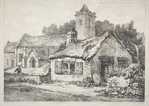 A Series of Ancient Buildings and Rural Cottages in the North of England:  Ayton, 1821. Samuel