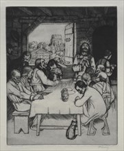 The Last Supper, 1889. William Strang (British, 1859-1921). Drypoint