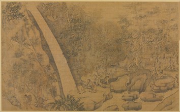 Dwelling in the Longmian ("Sleeping Dragon") Mountains, 1100s-1200s. Follower of Li Gonglin
