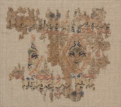 Fragment of a Tiraz-Style Textile, 1100s. Egypt, Fatimid period, 12th century. Tapestry (probably