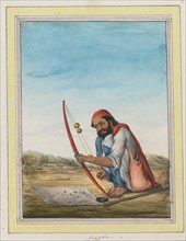 Juggler, c. 1840. India, Company School, Lucknow or Patna, 19th century. Ink and gouache on paper;