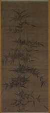Ink Bamboo, 1200s. China, Southern Song dynasty (1127-1279). Hanging scroll, ink on silk; image: 91