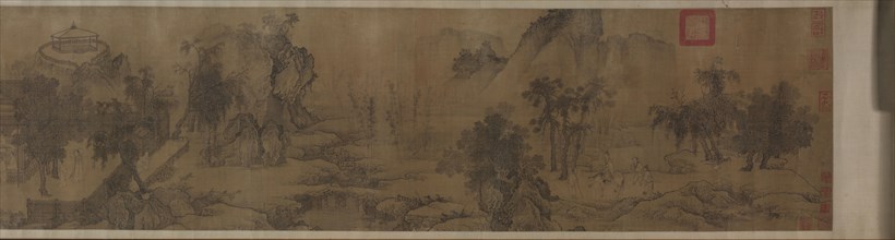 Tao Yuanming's Return Home, 1300s. China, Yuan dynasty (1271-1368). Handscroll, ink and slight