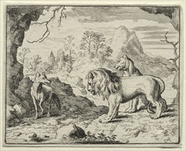 Reynard the Fox:  Reynard Tells of Hidden Treasure. Allart van Everdingen (Dutch, 1621-1675).
