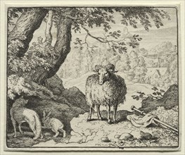 Reynard the Fox:  Reynard Returns Home. Allart van Everdingen (Dutch, 1621-1675). Etching