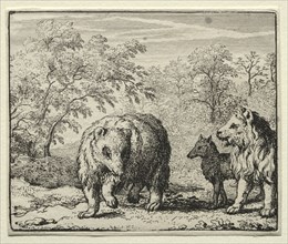 Reynard the Fox:  The Freeing of the Wolf and the Bear. Allart van Everdingen (Dutch, 1621-1675).