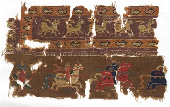 Fragment of a Tunic, 400s - 600s. Egypt, Byzantine period, 5th - 7th century. Tapestry weave; wool