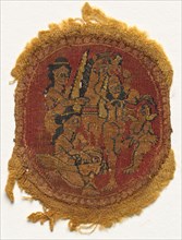 Five Round Segmenta, 650 - 750. Egypt, Umayyad period, mid-7th to mid-8th century. Tapestry weave: