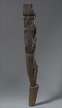 Chair or Bed Leg with the God Bes, 1540-1296 BC. Egypt, New Kingdom, Dynasty 18. Tamarisk; overall: