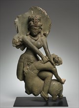 Durga Destroying the Buffalo Demon, 800s-900s. Northern India, Kashmir or Himachal Pradesh,