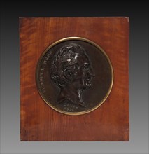 Portrait Medallion of Pigault-Lebrun, 1831. Pierre Jean David d'Angers (French, 1788-1856). Bronze;