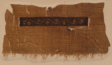 Fragment, Probably a Scarf, 300s - 400s. Egypt, Byzantine period, 4th-5th century. Tabby ground