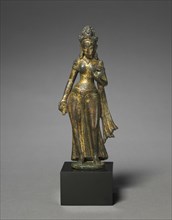 Devi, 600s-700s. Nepal, 7th-8th century. Gilt bronze; overall: 15.5 cm (6 1/8 in.).