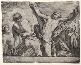 The Martyrdom of St. Andrew. Claude Vignon (French, 1593-1670). Etching