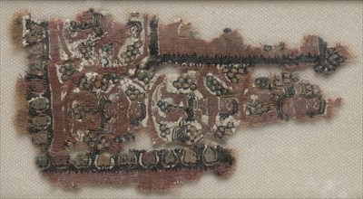 Fragment of the Corner of a Tunic, 400s - 600s. Egypt, Byzantine period, 5th - 7th century.