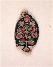 Pendant of a Clavus (?), 300s - 500s. Egypt, Byzantine period, 4th - 6th century. Tapestry weave: