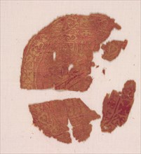 Fragments of Two Circular Segmenta, 7th-8th century. Syria, 7th-8th century. Compound twill weave,