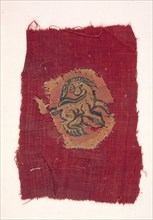Fragment of an Oval Segmentum, 600s - 700s. Egypt, 7th - 8th century. Tapestry (originally inwoven
