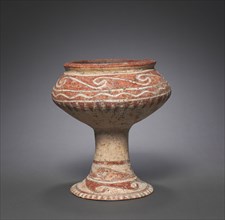 Tazza, 3rd millennium BC. South East Asia, Thailand, Ban Chiang, Neolithic period. Reddish