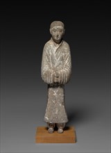 Female Attendant (Tomb Figurine), c. 2nd Century BC. China, probably Shensi province, Western Han