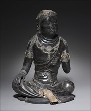 Bodhisattva, 700s. China, Tang dynasty (618-907). Dry lacquer; overall: 44 x 37 cm (17 5/16 x 14