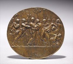 The Betrayal of Christ, c. 1525. Workshop of Valerio Belli (Italian, c. 1468-1546). Bronze;