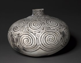 Olla (Jar), c. 1100-1250. Southwest, Arizona, Anasazi, Tularosa black-on-white, 12th-13th century.