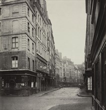 Rue de la Ferronnerie, c. 1865. Charles Marville (French, 1816-1879). Albumen print from wet