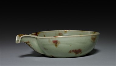 Spouted Bowl:  Longquan Ware, 14th Century. China, Zhejiang province, probably Lung-ch'uan kilns,
