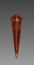 Katar (Stabbing Dagger): Sheath, 1700s. India, Mughal. Velvet; overall: 8.2 cm (3 1/4 in.).