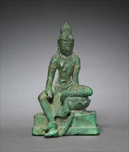 Avalokiteshvara (Bodhisattva of Mercy), 800s. Java, 9th century. Bronze; overall: 16.7 x 9.8 cm (6