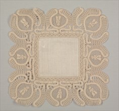 Lace, 19th century. Italy, Abruzzi, Pescocostanzo, l'Aquila, 19th century. Bobbin lace with